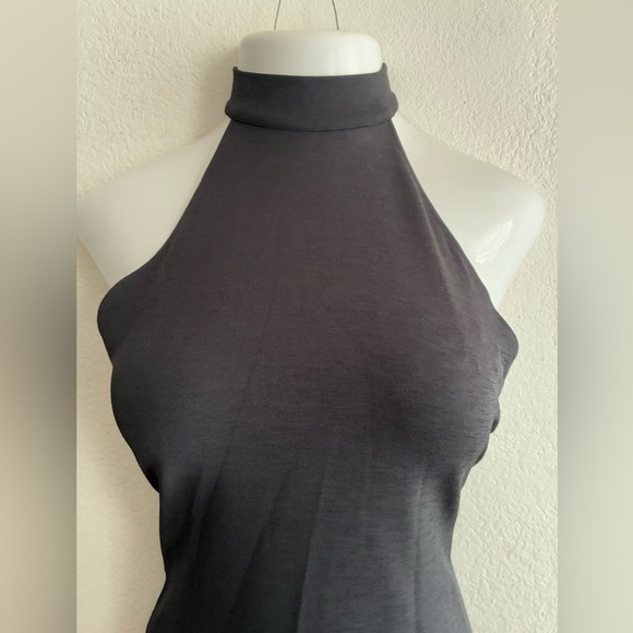 Zara Black Backless  Halter Dress M - Picture 6 of 14
